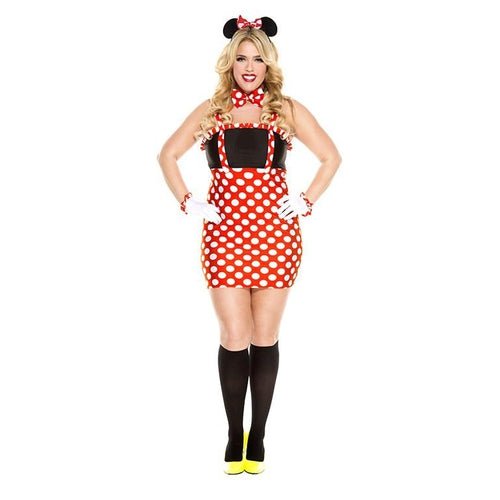 Ladies Darling Miss Minnie Dress Costume - worldclasscostumes
