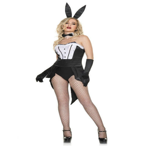 Ladies Tuxedo Madame Bunny Teddy Costume Set - worldclasscostumes