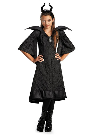 Maleficent Christening Black Gown Child Classic Costume - worldclasscostumes