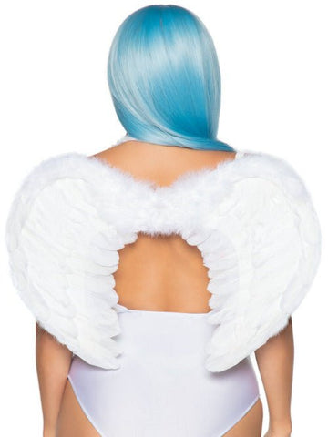Marabou Trimmed Feather Angel Wings - worldclasscostumes