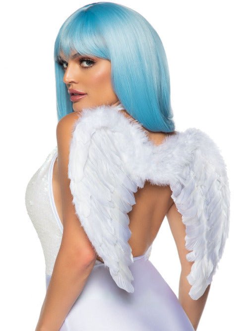 Marabou Trimmed Feather Angel Wings - worldclasscostumes