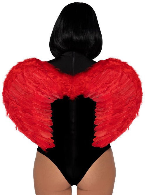 Marabou Trimmed Feather Wings - worldclasscostumes
