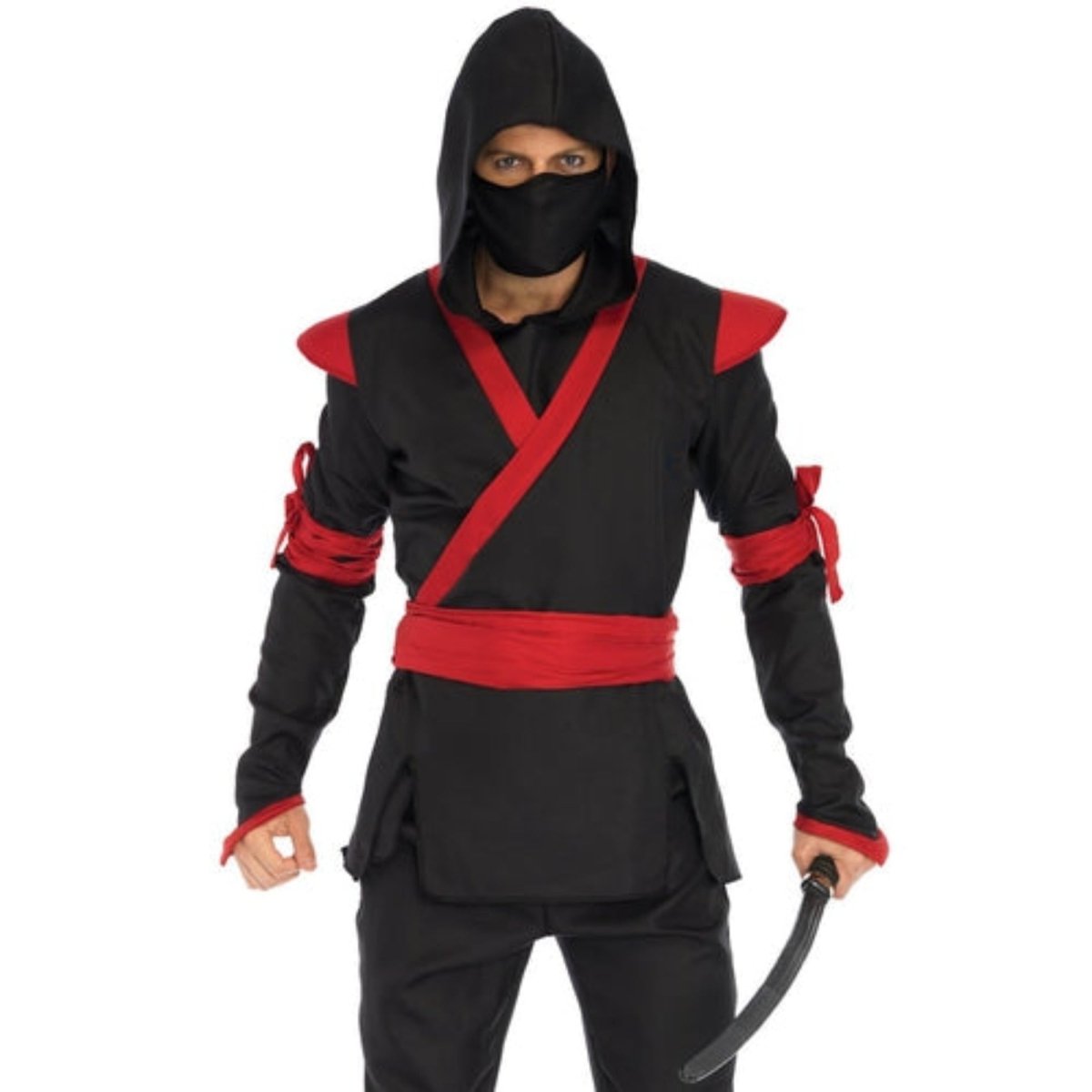 Mens 5 PC Ninja Costume - worldclasscostumes