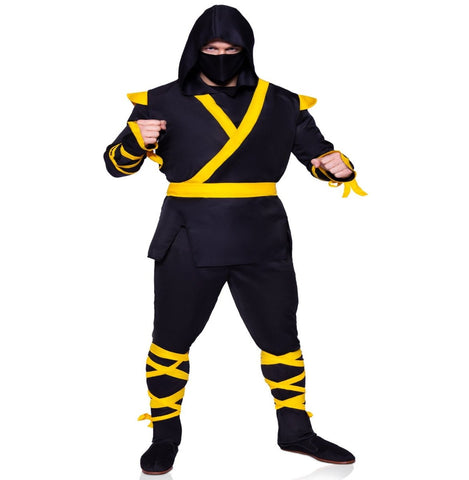 Mens 5 PC Ninja Costume - worldclasscostumes