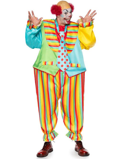 Men's Circus Clown Costume Set - worldclasscostumes