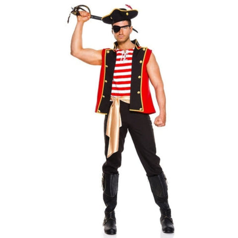 Men's Plunderous Pirate Costume - worldclasscostumes