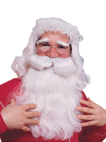Men's Value Santa Beard and Wig Set - worldclasscostumes