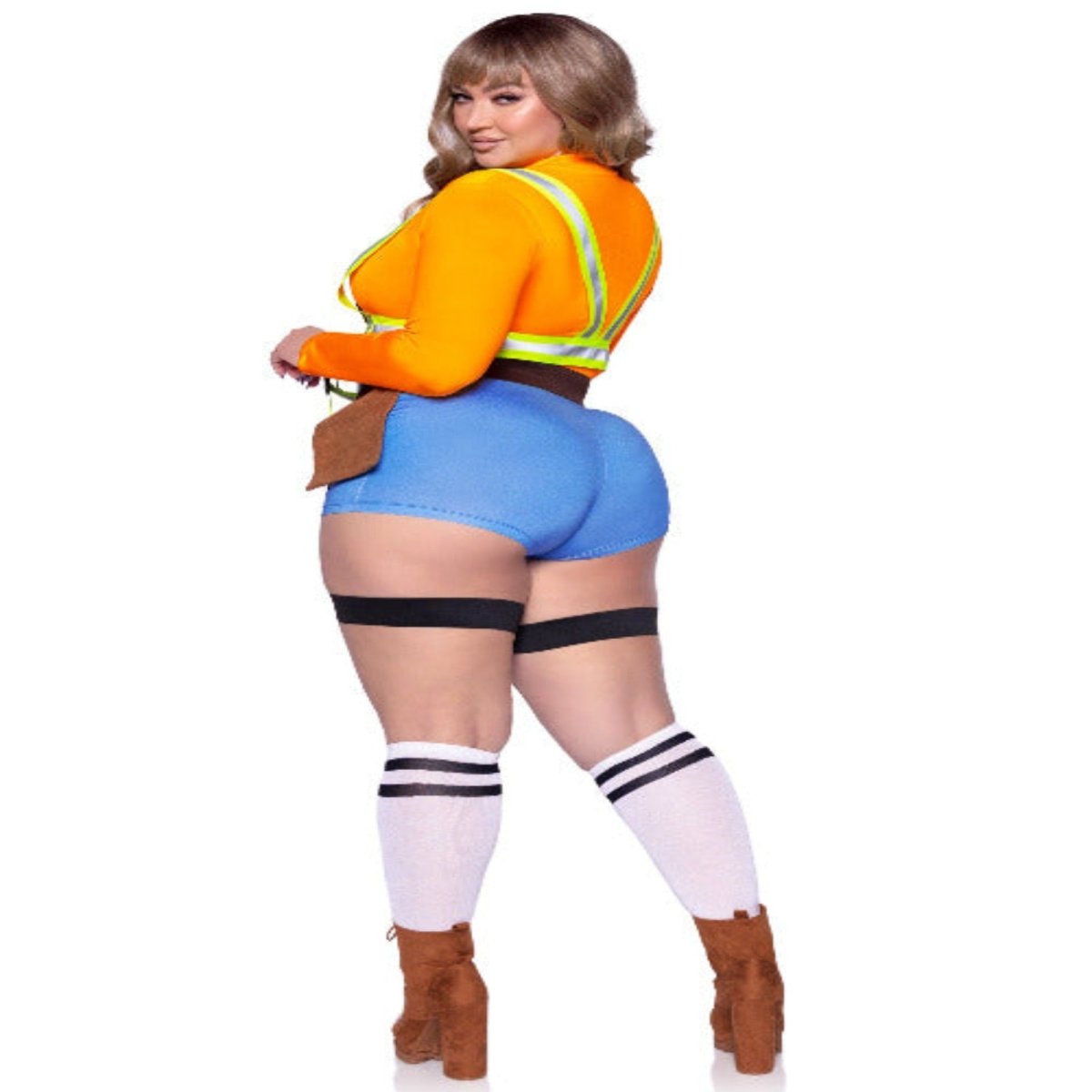 Nailed It Construction Worker Womens Costume - worldclasscostumes