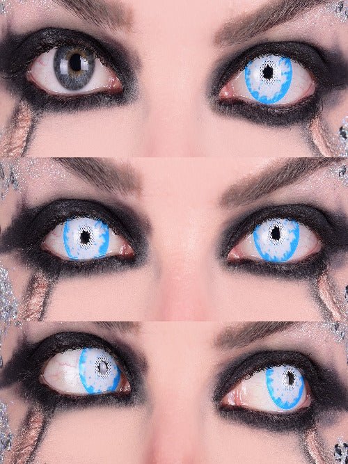 Night King - White & Blue Colored Contact lenses - worldclasscostumes