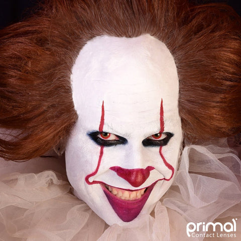 Pennywise - Orange & Yellow Colored Contact lenses - worldclasscostumes