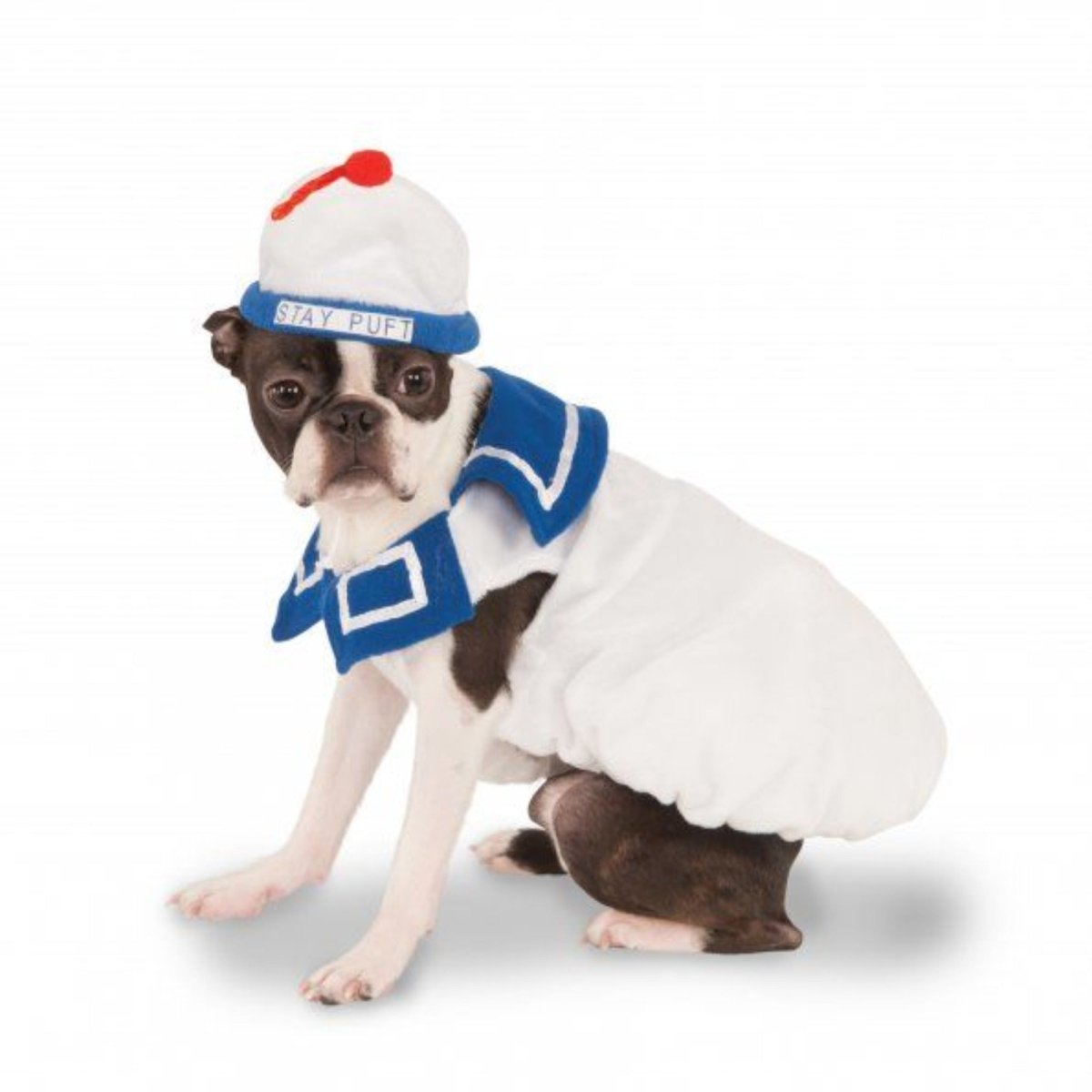 Pet Stay Puft Marshmallow Man Costume - worldclasscostumes