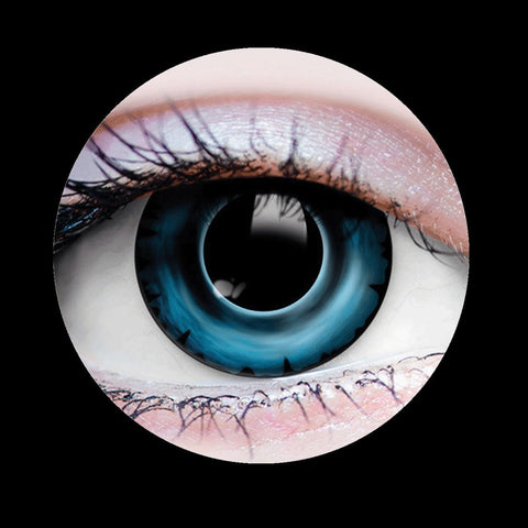 Piranha I - Blue Colored contact Lenses - worldclasscostumes