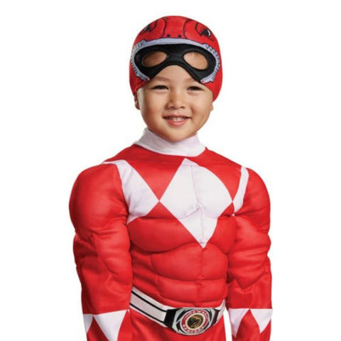 Power Rangers Red Ranger Muscle Costume for Toddlers - worldclasscostumes