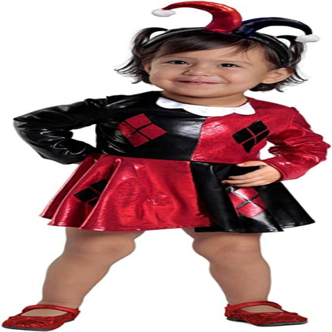 Princess Paradise Baby Girls' Harley Quinn Costume Dress and Diaper Cover Set - worldclasscostumes