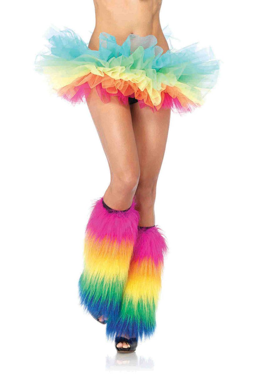 Rainbow Organza Layered Tulle Tutu Skirt - worldclasscostumes