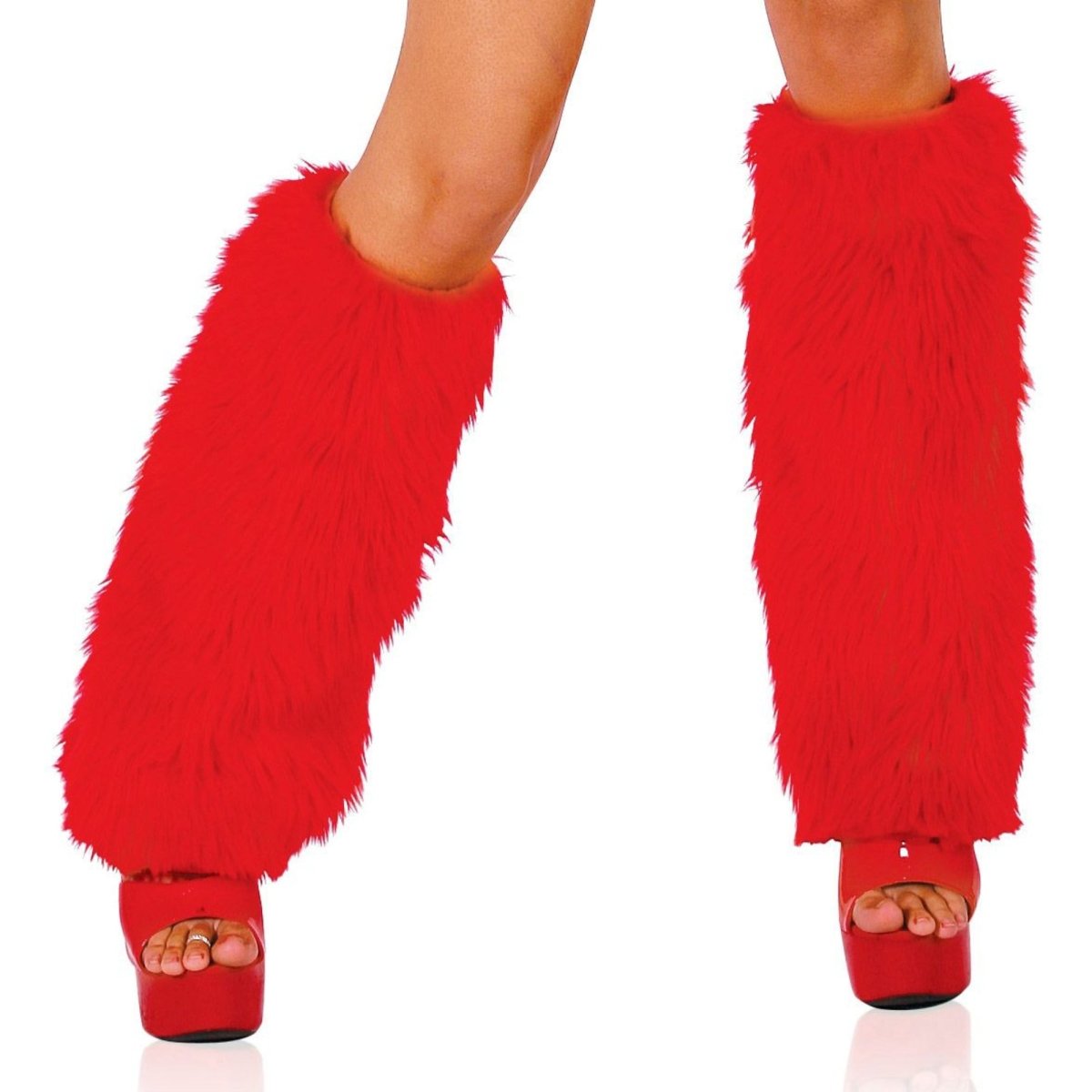 Roma Costume Women's Faux Fur Leg Warmer - worldclasscostumes