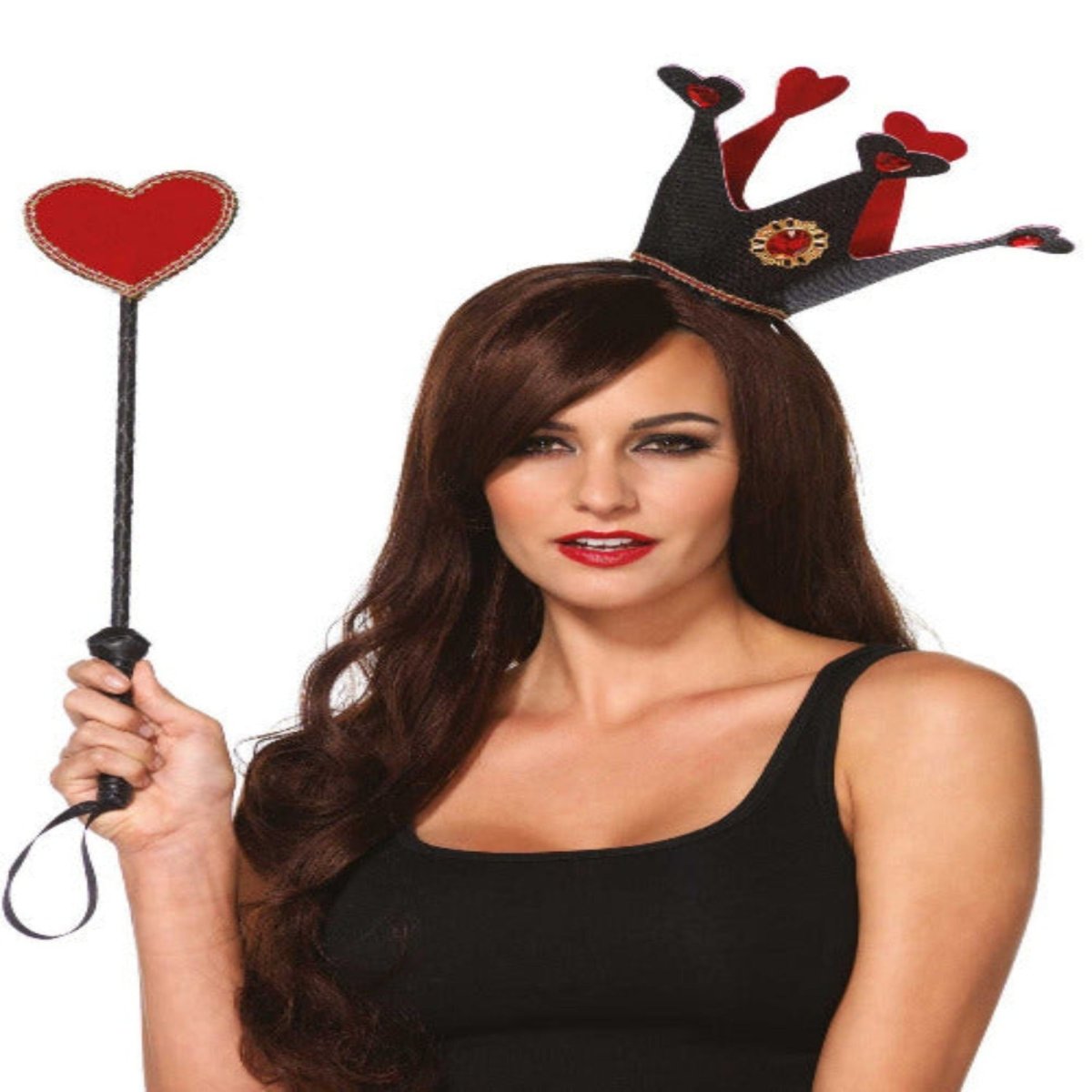 Royal Crown Headband and Heart Scepter - worldclasscostumes