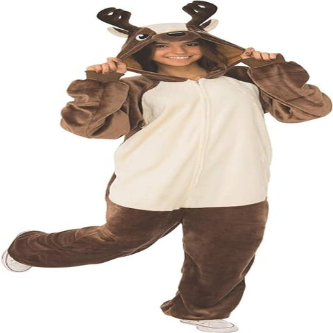 Rubie's Adult Comfy Wear One-Piece Hooded Costume Jumpsuit - worldclasscostumes