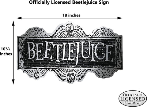 Rubie's Beetlejuice Sign - worldclasscostumes