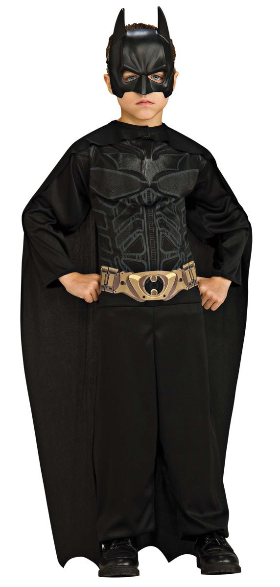 Rubie's Costume Co Boys Black Batman Halloween Costume - worldclasscostumes