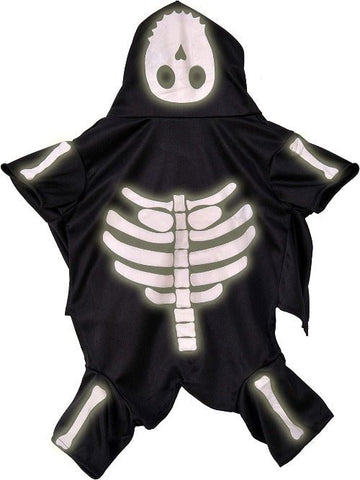 Rubie's Costume Co Glow-in-The-Dark Skeleton Hoodie Pet Costume - worldclasscostumes
