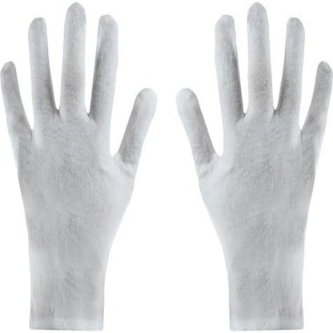 Rubie's Costume Co Santa White Cotton Gloves-Ad Costume - worldclasscostumes