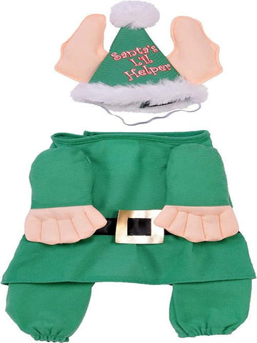 Rubie's Costume Santa's Little Helper Elf Pet Costume - worldclasscostumes