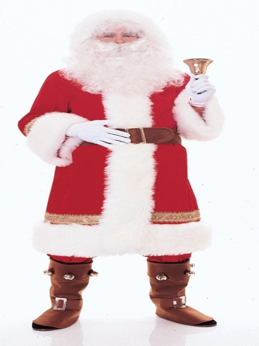 Rubie's Costume Super Deluxe Old-time Santa Suit Costume - worldclasscostumes