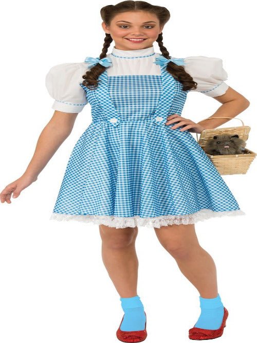 Rubie's Costume Teen Wizard Oz Adult Dorothy Dress Hair Bows - worldclasscostumes