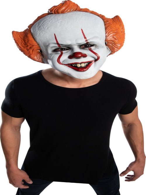 Rubie's IT Movie Chapter 2 Adult Pennywise Vacuform Mask Adult Costume - worldclasscostumes