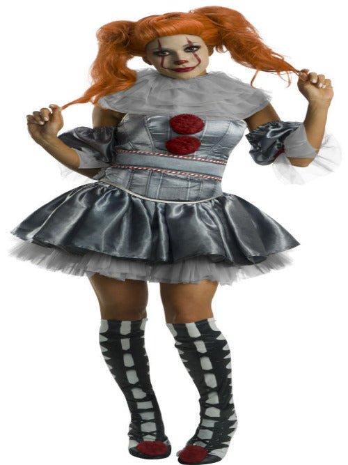 Rubie's IT Movie Women's Deluxe Pennywise Costume - worldclasscostumes