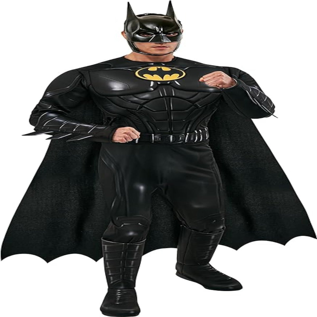 Rubie's Men's Dc Comics Flash the Movie Batman (Keaton) Deluxe Costume - worldclasscostumes