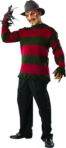 Rubie's Men's Nightmare On Elm St Deluxe Freddy Sweater with Mask - worldclasscostumes