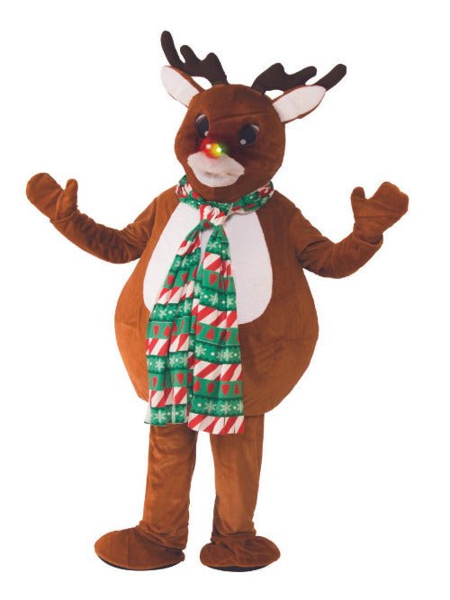 Rubie's Men's Oversized Reindeer Mascot Costume - worldclasscostumes