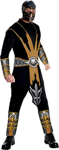Rubie's Mortal Kombat Scorpion Costume for Adults - worldclasscostumes