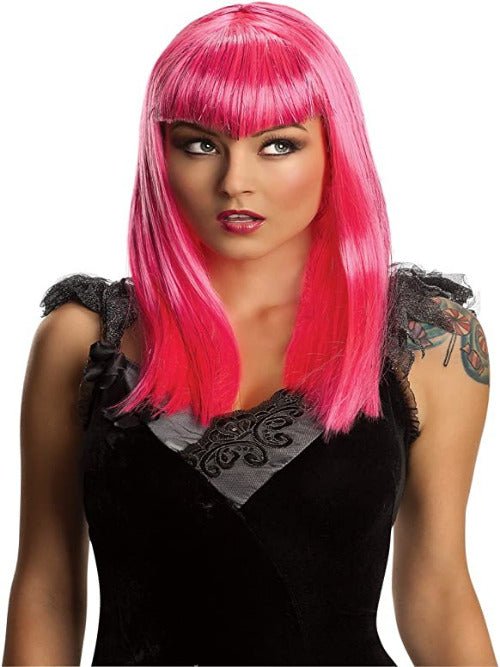 Rubie's Pink Glitter Vamp Costume Wig Adult - worldclasscostumes