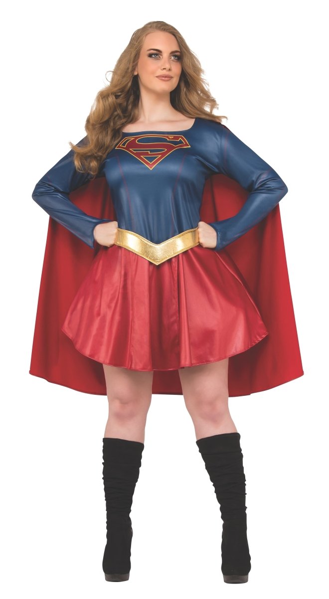 Rubie's Plus Size Adult Supergirl TV Curvy Costume - worldclasscostumes