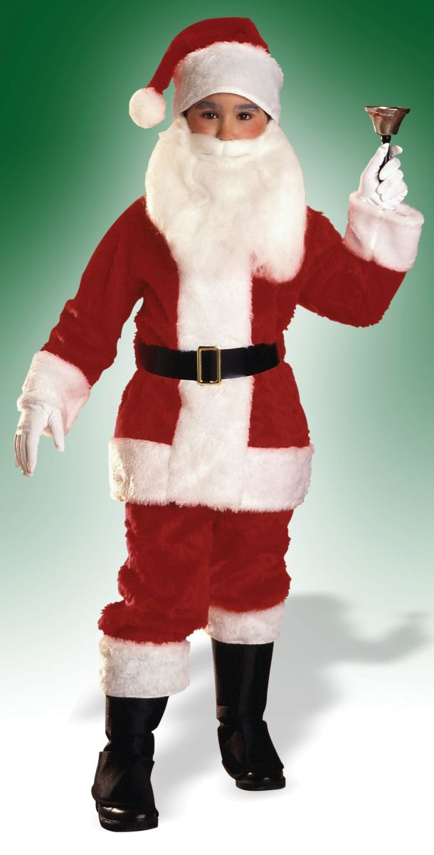 Rubies Plush Child Santa Suit Costume - worldclasscostumes