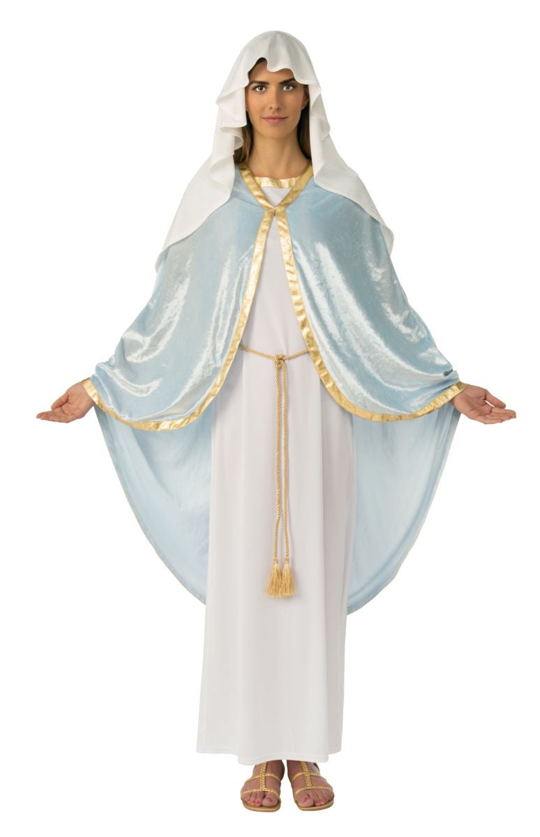 Rubie's womens Adult Biblical Costume, Light Blue Mary - worldclasscostumes