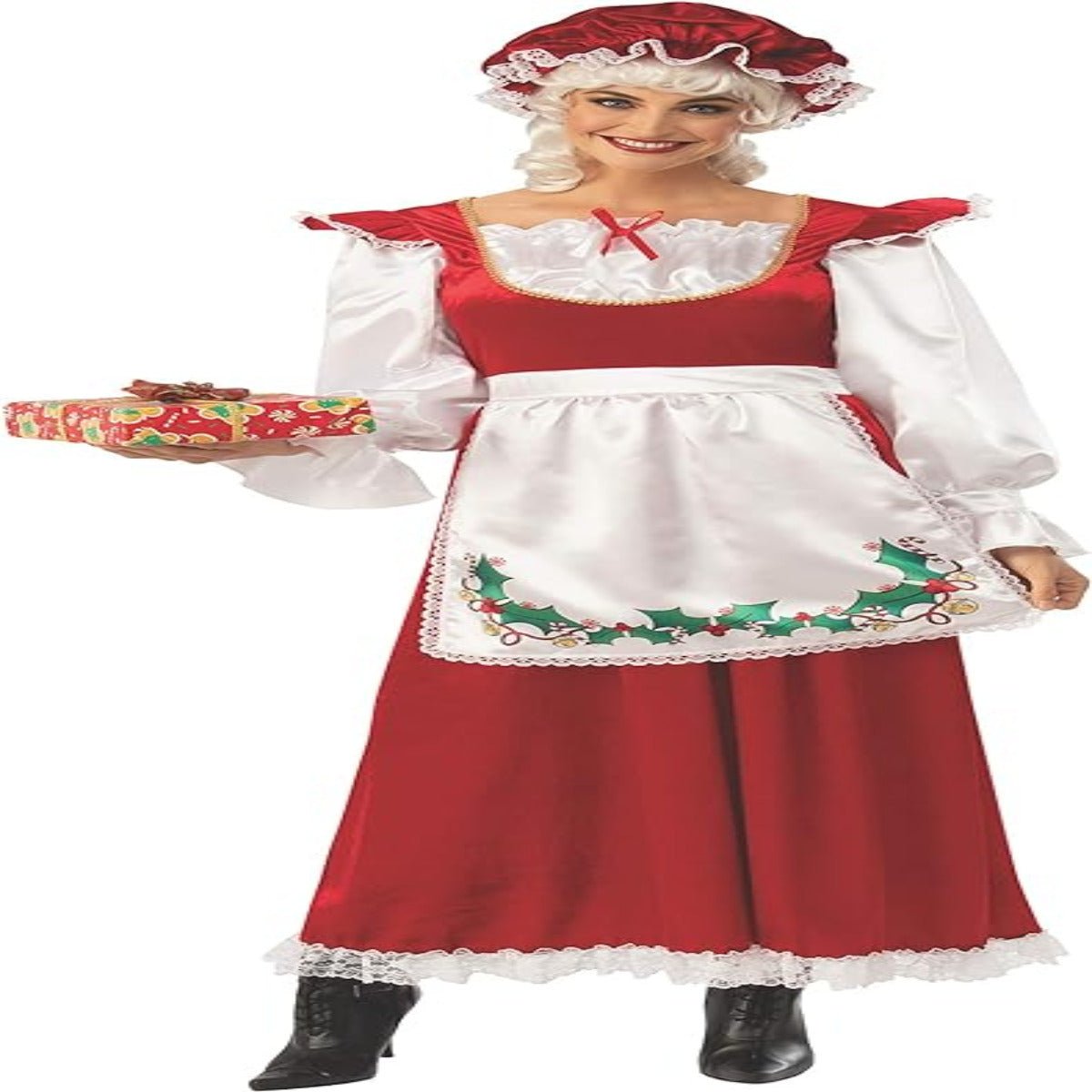 Rubie's womens Ms. Santa Claus Costume Dress and Hat - worldclasscostumes