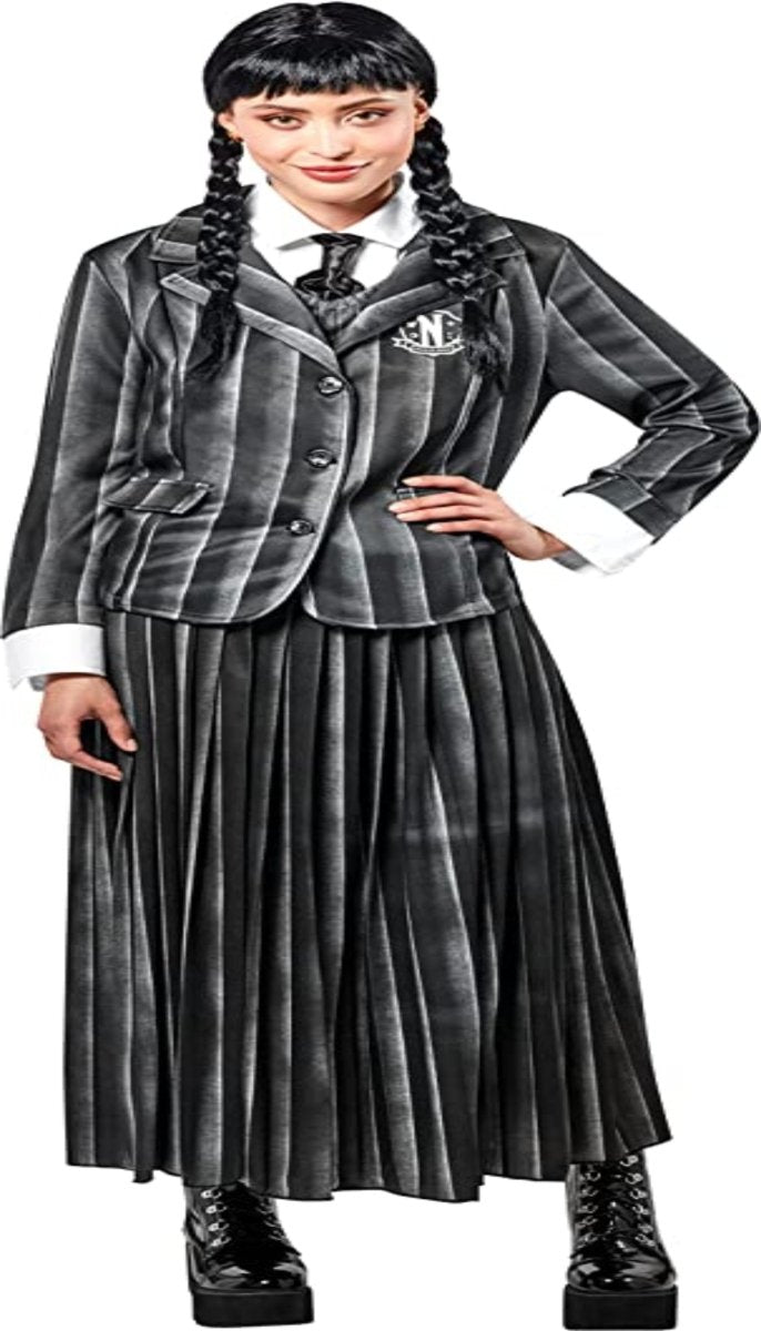 Rubie's womens Wednesday Costume Nevermore Academy Uniform - worldclasscostumes