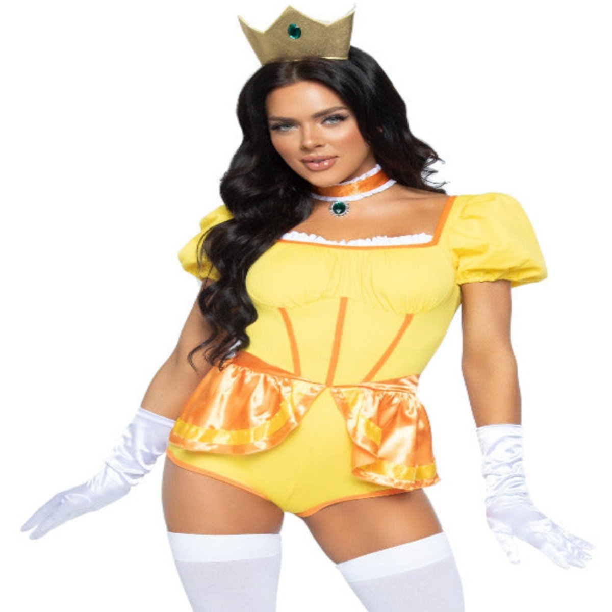 Sexy Sunflower Princess Costume With Crown - worldclasscostumes