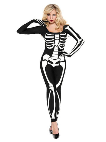 Skeleton Bodysuit Women Costume - worldclasscostumes