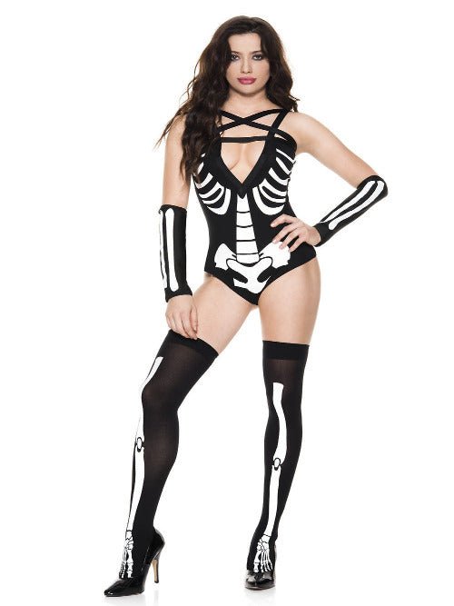Skeleton Hottie Women Costume - worldclasscostumes