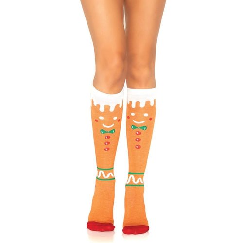 Sonia Gingerbread Man Socks - worldclasscostumes