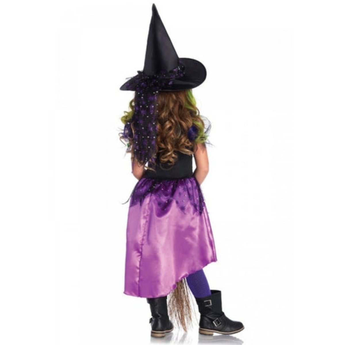 Spiderweb Witch Children Costume - worldclasscostumes