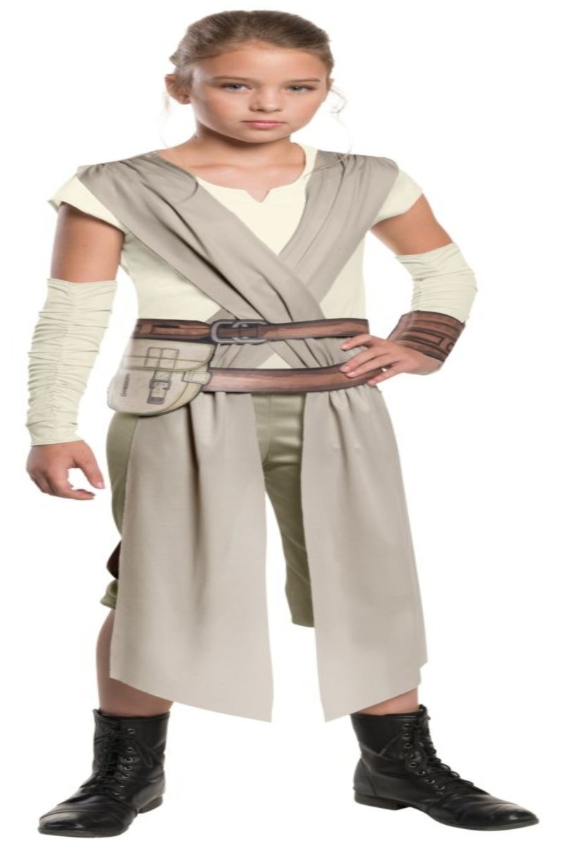 Star Wars: The Force Awakens - Classic Rey Costume For Girls - worldclasscostumes