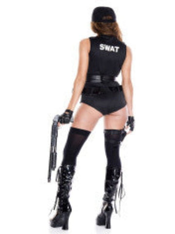 SWAT Hottie Women Costume - worldclasscostumes