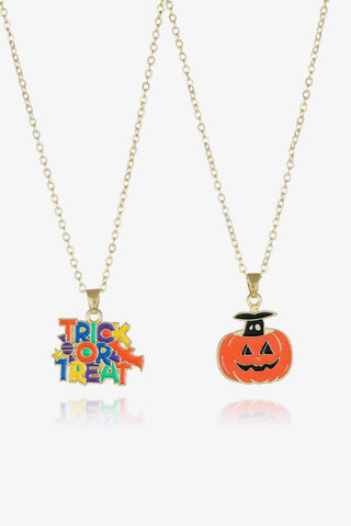 Two-Piece Halloween Theme Necklace Set - worldclasscostumes