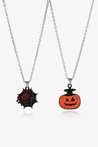 Two-Piece Halloween Theme Necklace Set - worldclasscostumes